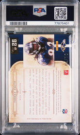2011 National Treasures Rookie Brand Logo Patch Auto Torrey Smith /10 PSA 8